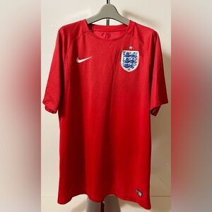 Authentic Nike 2014 Team England National Team Soccer Jersey